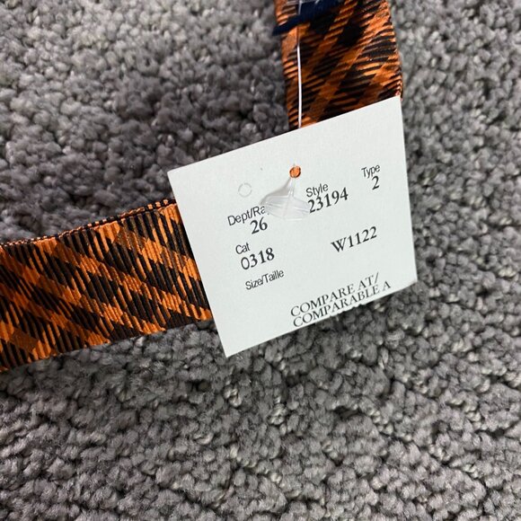 NWT Ted Baker London Bow Tie Adjustable Orange Silk - Picture 3 of 11